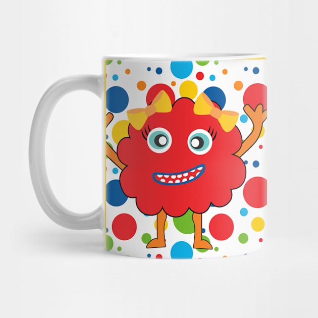 Little Red Monster by This and That Designs